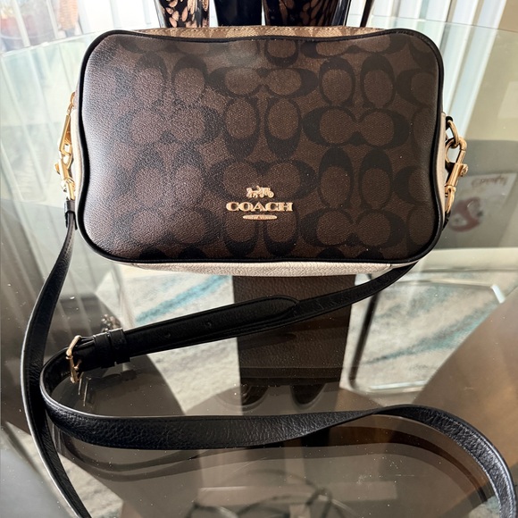 Coach Handbags - Coach Black and Brown Crossbody Bag